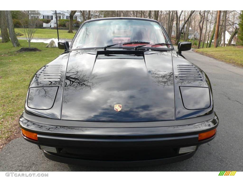 Black 1987 Porsche 911 Slant Nose Turbo Coupe Exterior Photo #24169190