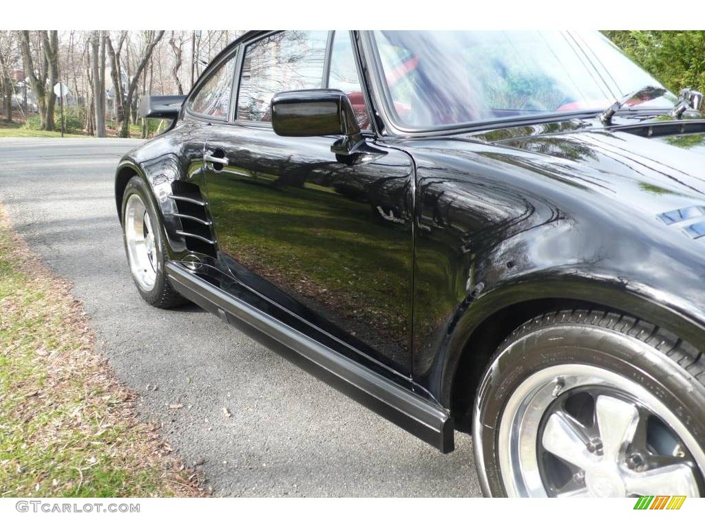 1987 911 Slant Nose Turbo Coupe - Black / Red photo #13