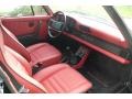  1987 911 Slant Nose Turbo Coupe Red Interior