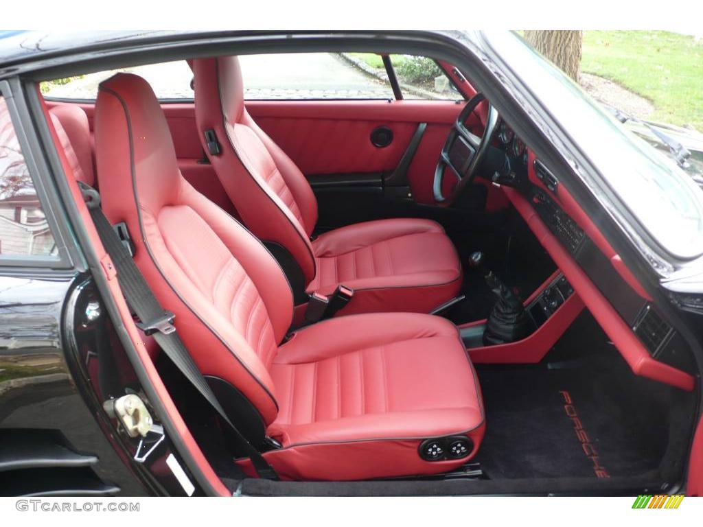 1987 Porsche 911 Slant Nose Turbo Coupe Front Seat Photos