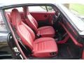 1987 Porsche 911 Red Interior Front Seat Photo