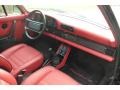 Red 1987 Porsche 911 Slant Nose Turbo Coupe Dashboard