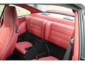 1987 Porsche 911 Red Interior Rear Seat Photo
