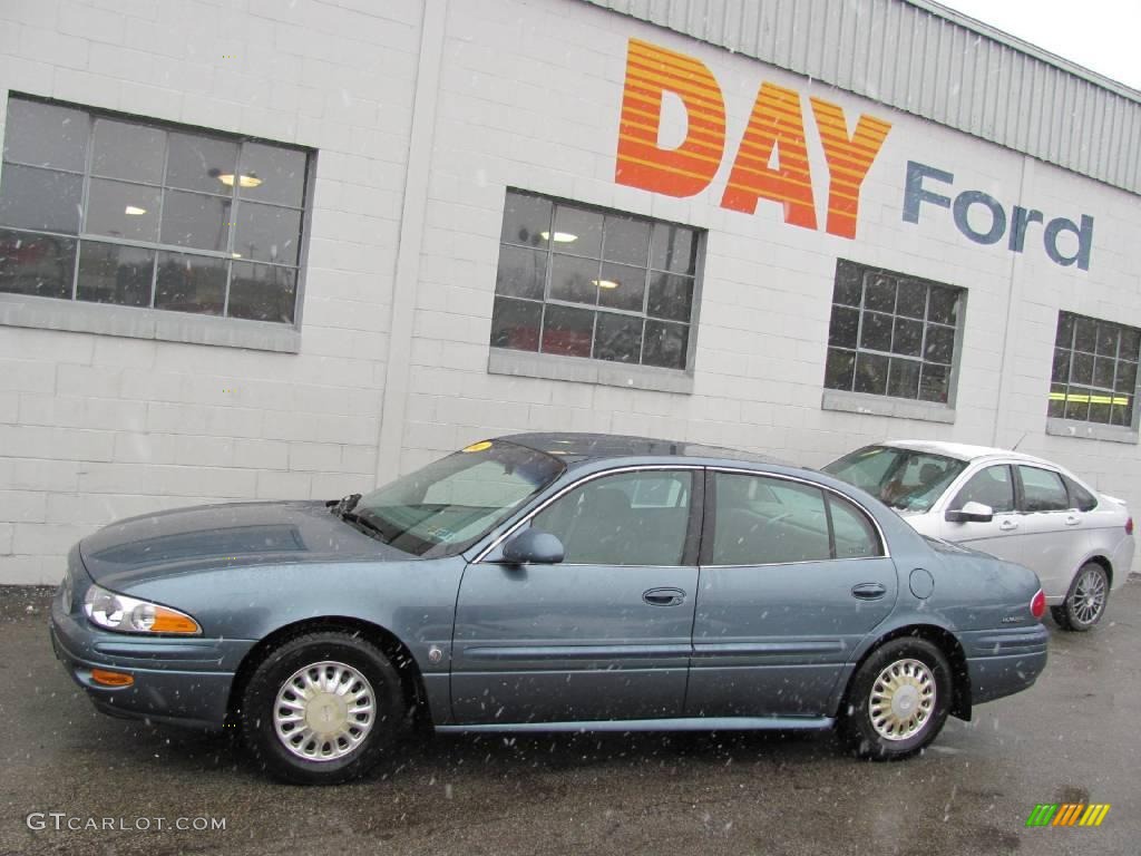 2002 LeSabre Custom - Titanium Blue Metallic / Medium Gray photo #2