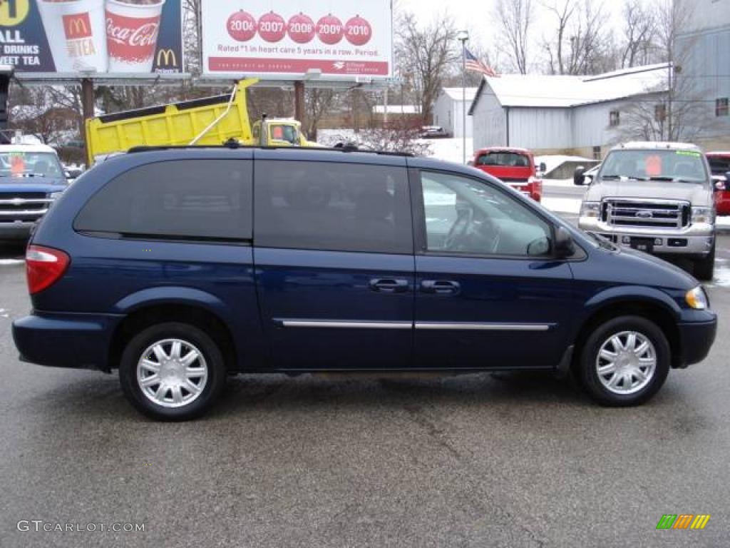 2005 Town & Country Touring - Midnight Blue Pearl / Dark Khaki/Light Graystone photo #2