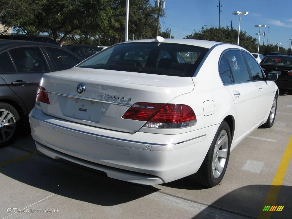 2007 7 Series 750Li Sedan - Alpine White / Black photo #3