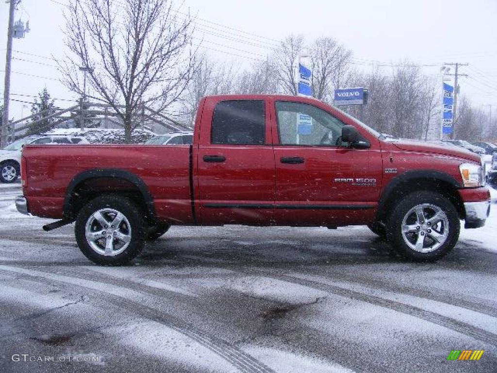 2006 Ram 1500 SLT Quad Cab 4x4 - Inferno Red Crystal Pearl / Medium Slate Gray photo #6