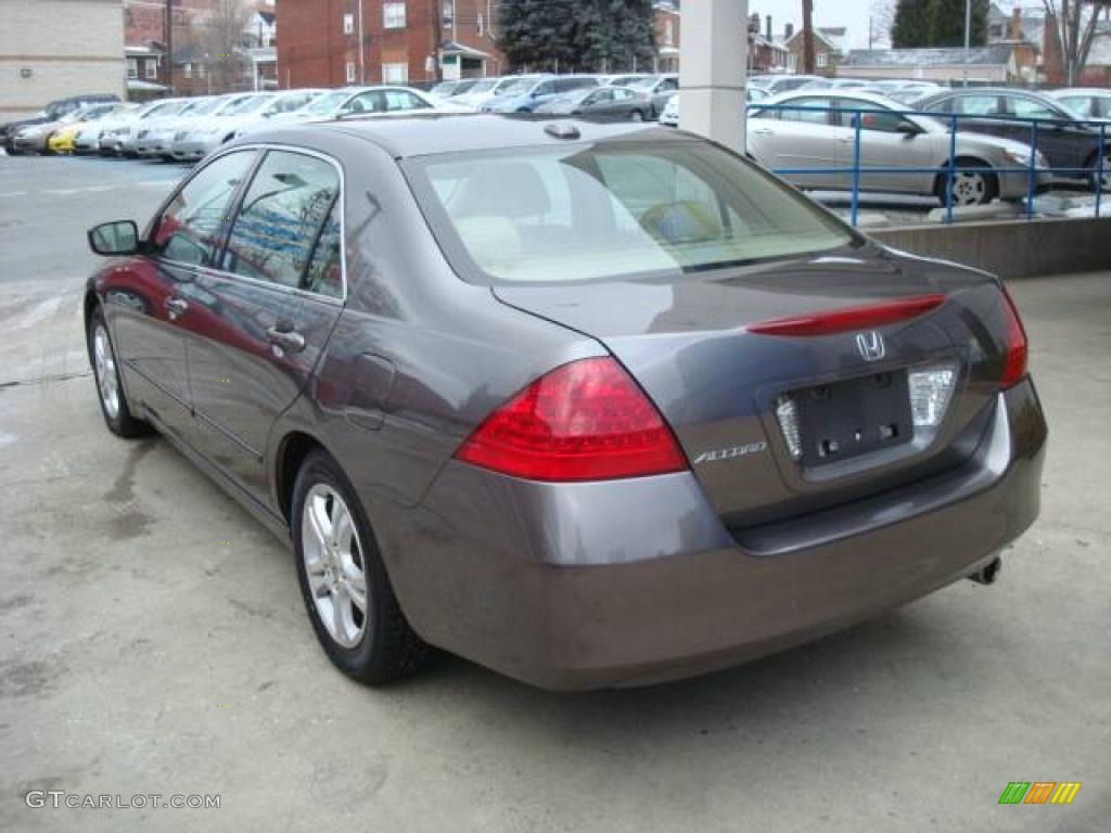 2007 Accord EX-L Sedan - Carbon Bronze Pearl / Ivory photo #2