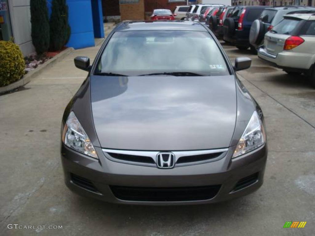 2007 Accord EX-L Sedan - Carbon Bronze Pearl / Ivory photo #7