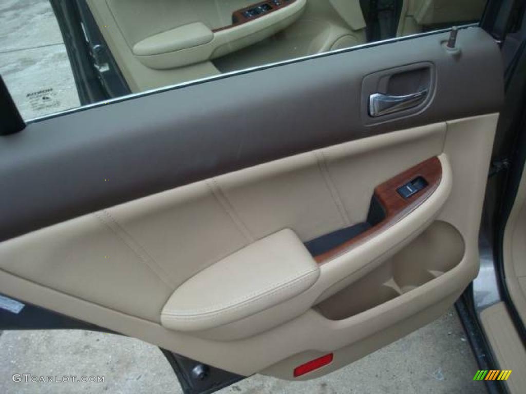 2007 Accord EX-L Sedan - Carbon Bronze Pearl / Ivory photo #14
