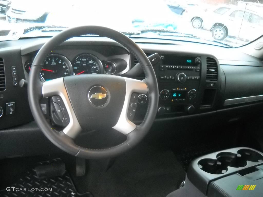 2009 Silverado 1500 LT Extended Cab 4x4 - Black / Ebony photo #11