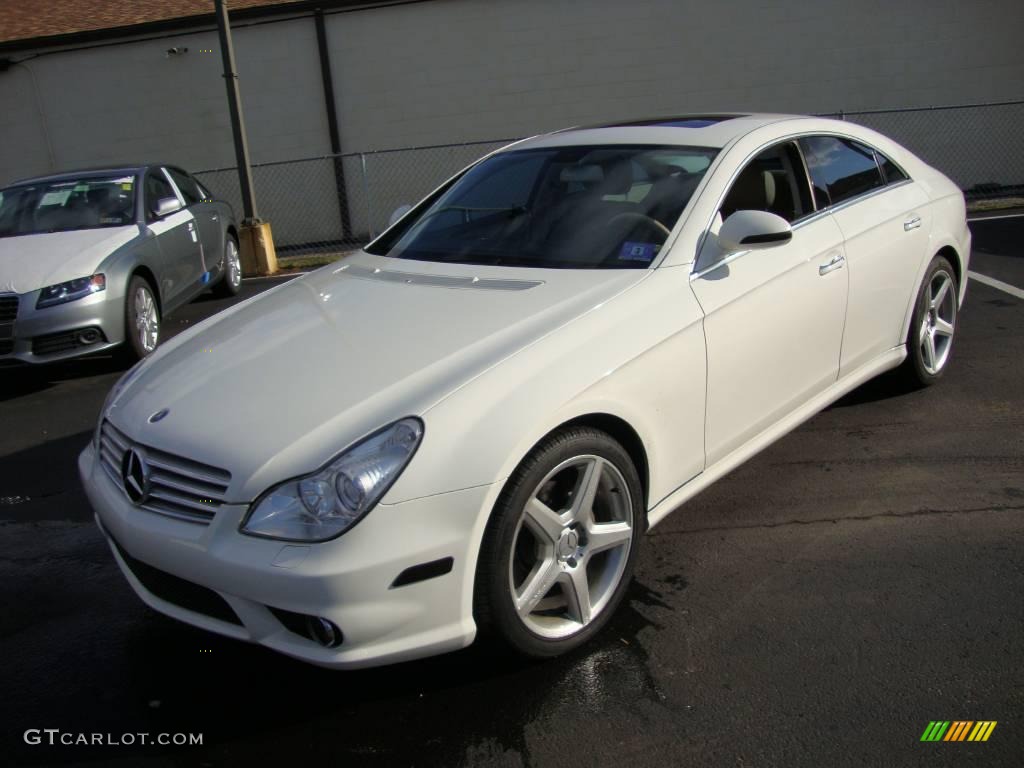 2006 CLS 500 - Alabaster White / Cashmere Beige photo #1