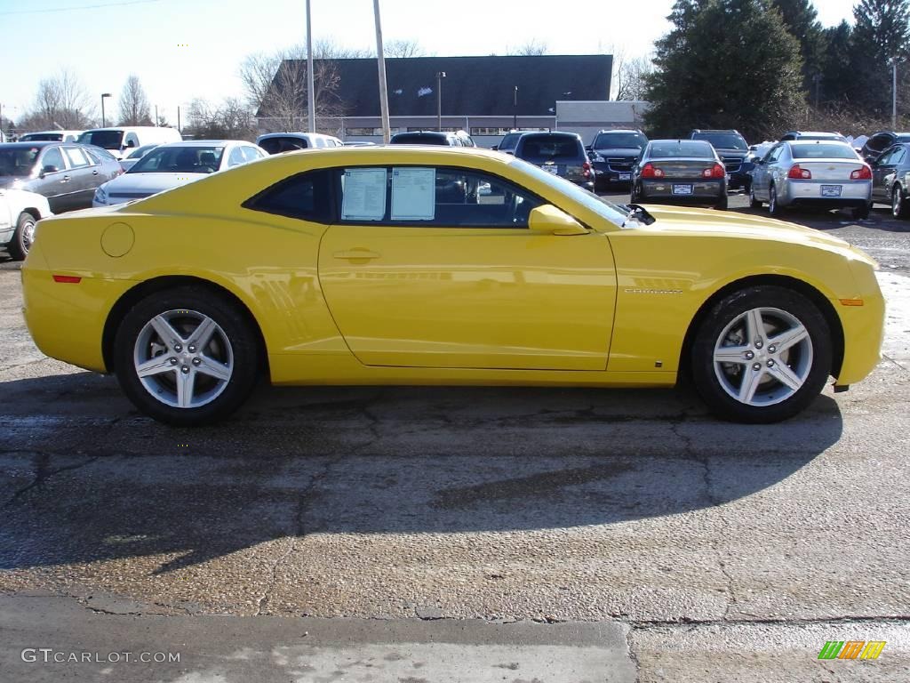 2010 Camaro LT Coupe - Rally Yellow / Gray photo #7