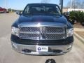 2010 Brilliant Black Crystal Pearl Dodge Ram 1500 Laramie Crew Cab  photo #2