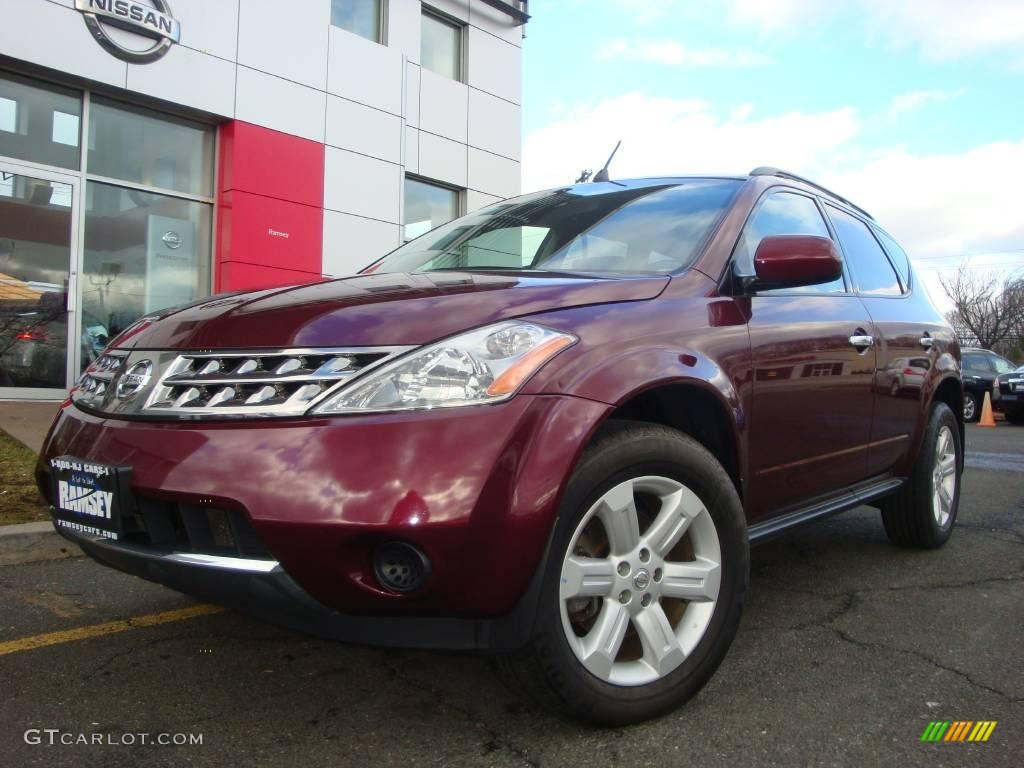 2006 Murano S AWD - Merlot Pearl / Charcoal photo #1