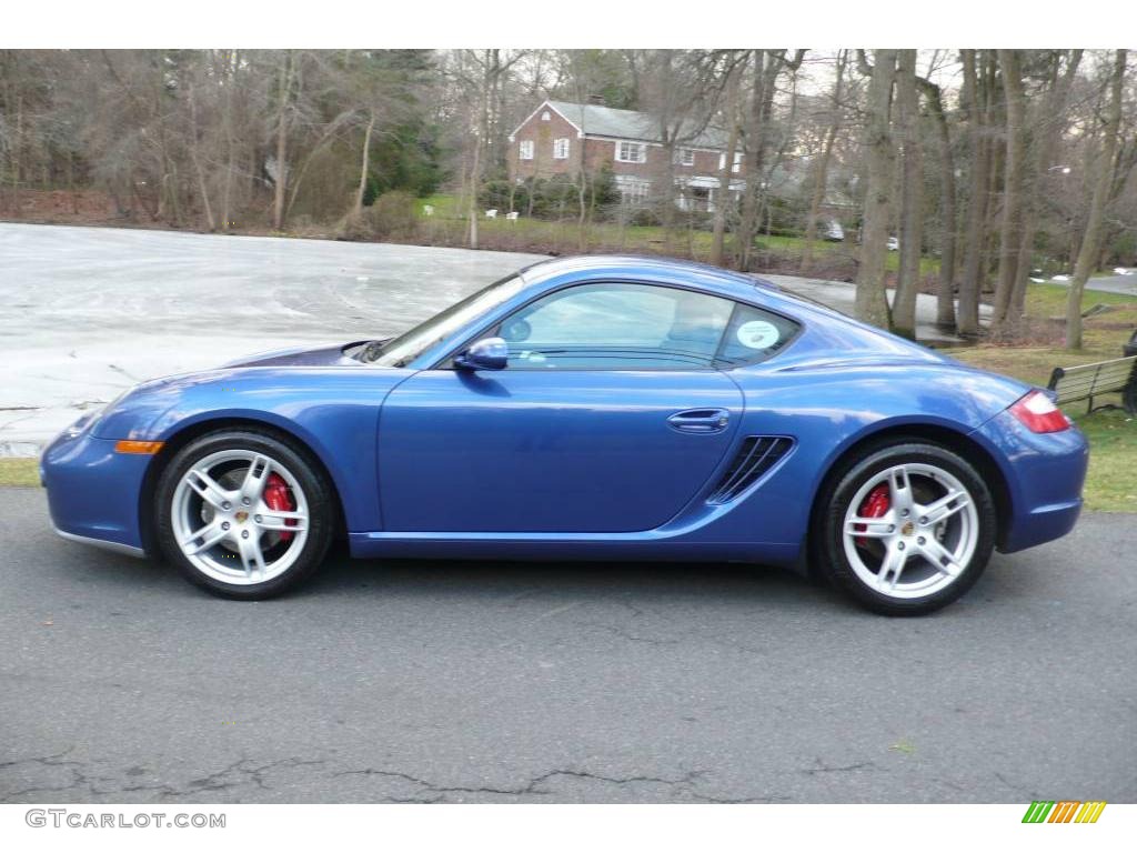 2006 Cayman S - Cobalt Blue Metallic / Black photo #3