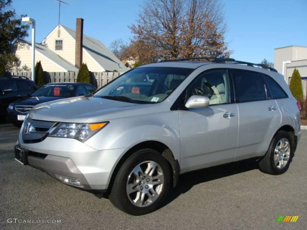 2007 MDX Technology - Billet Silver Metallic / Taupe photo #3