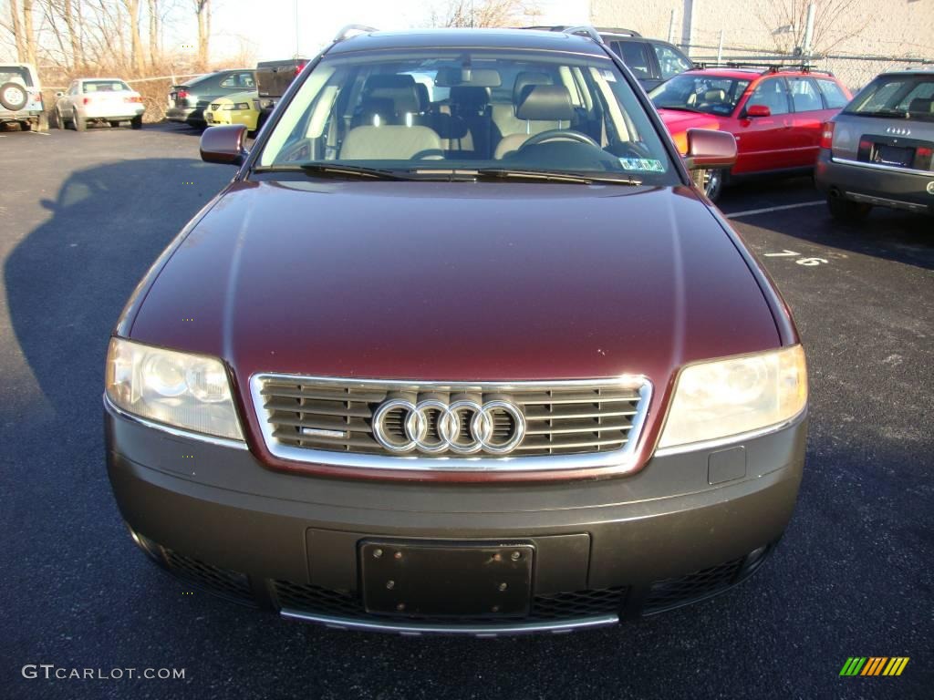 2003 Allroad 2.7T quattro - Burgundy Red / Platinum/Saber Black photo #3
