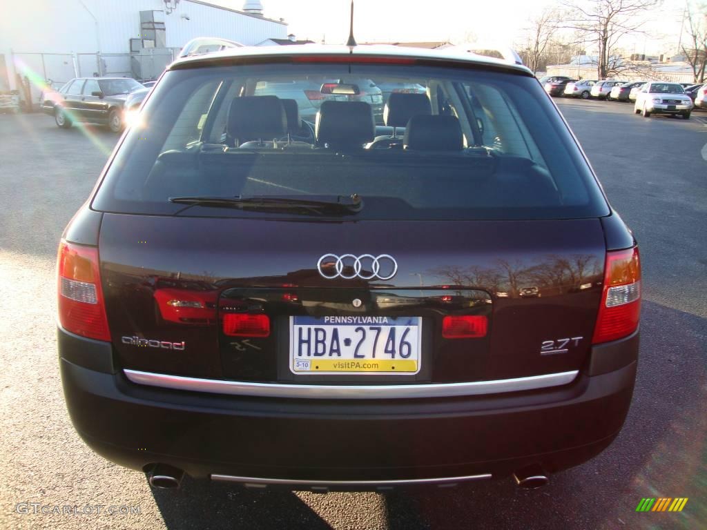 2003 Allroad 2.7T quattro - Burgundy Red / Platinum/Saber Black photo #8
