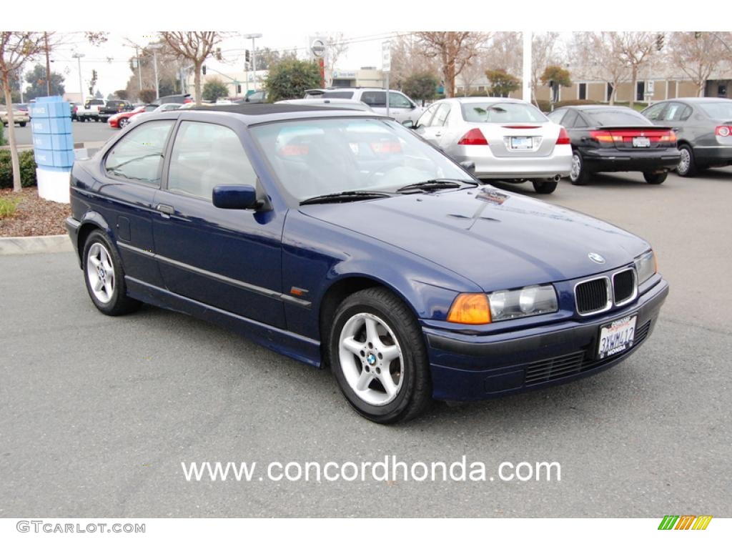 1996 3 Series 318ti Coupe - Alaska Blue Metallic / Gray photo #1