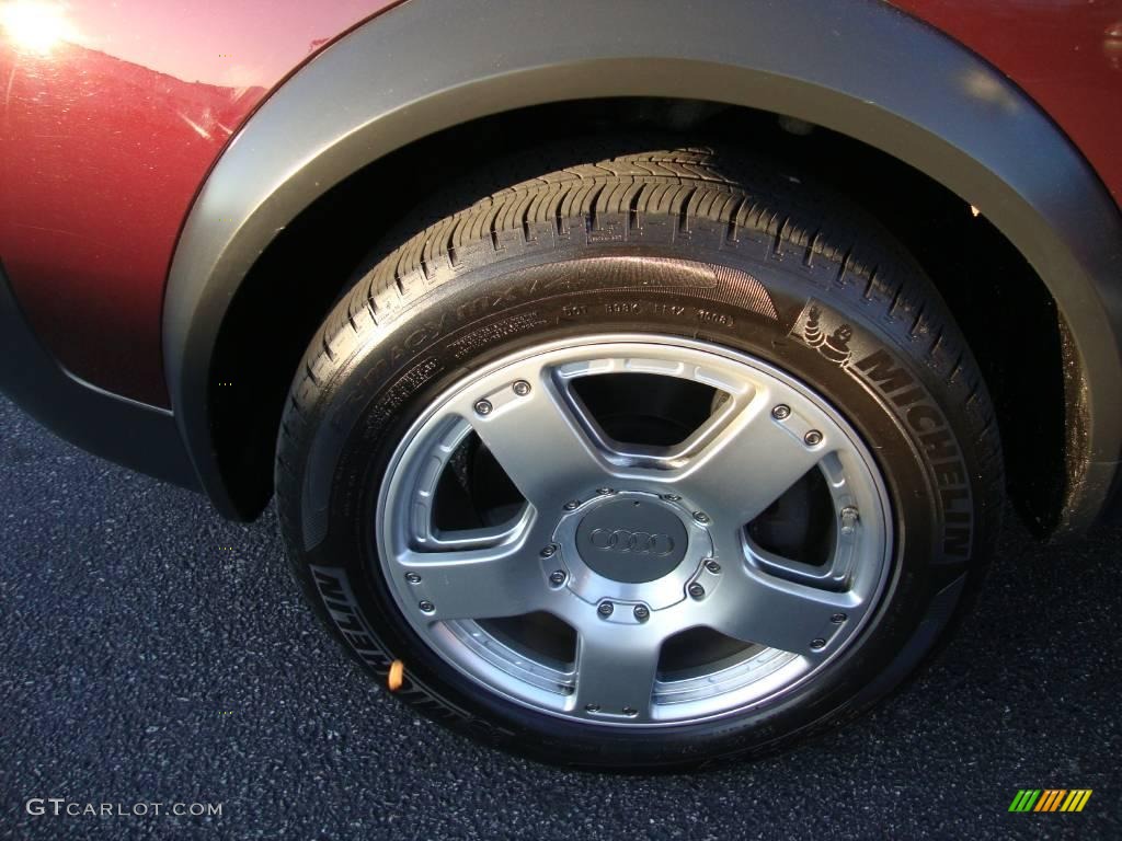 2003 Allroad 2.7T quattro - Burgundy Red / Platinum/Saber Black photo #24