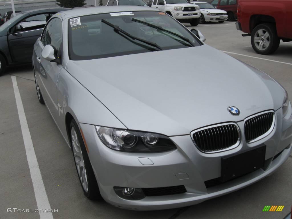 2008 3 Series 328i Convertible - Titanium Silver Metallic / Gray photo #4