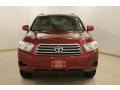 2009 Salsa Red Pearl Toyota Highlander V6 4WD  photo #2