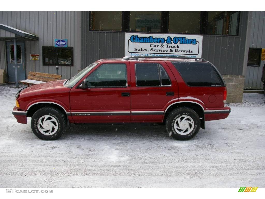 1997 Blazer LT 4x4 - Apple Red / Dark Pewter photo #2