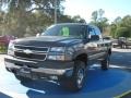 2006 Blue Granite Metallic Chevrolet Silverado 2500HD LT Extended Cab 4x4  photo #7