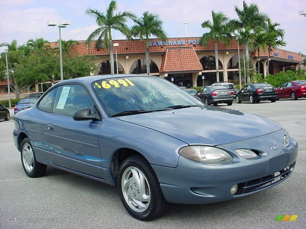 1999 Escort ZX2 Coupe - Graphite Blue Metallic / Medium Graphite photo #1