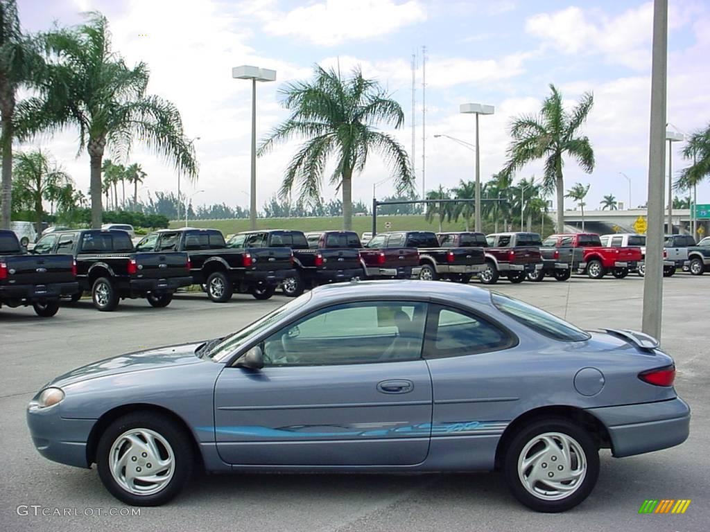 1999 Escort ZX2 Coupe - Graphite Blue Metallic / Medium Graphite photo #6