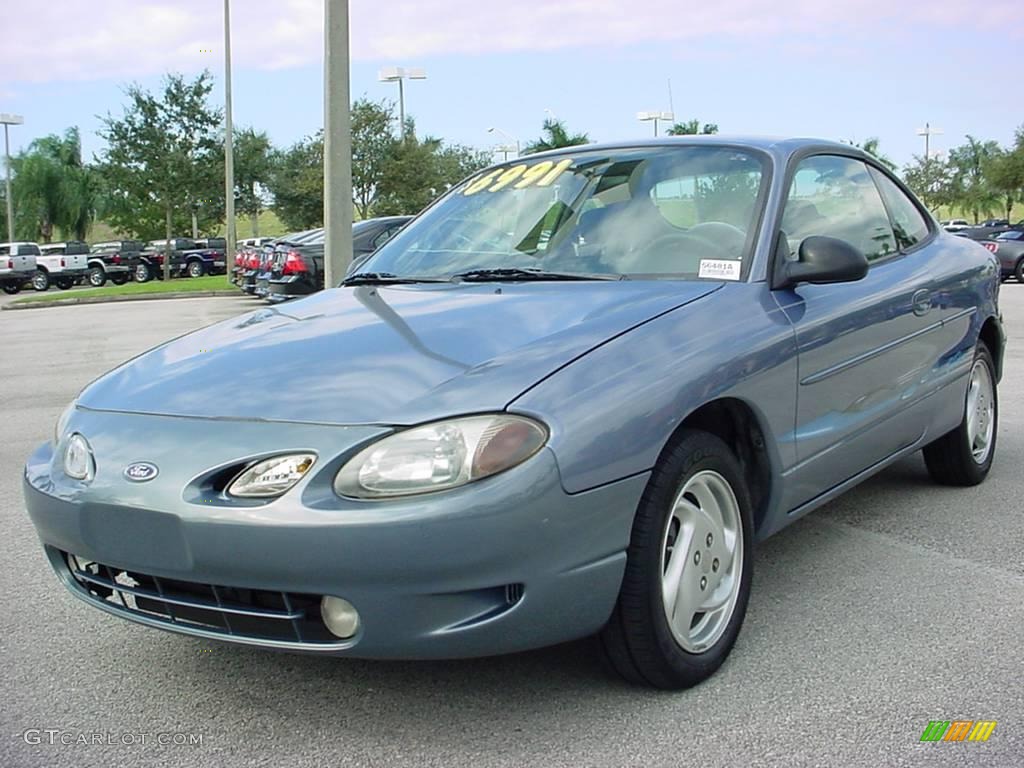 1999 Escort ZX2 Coupe - Graphite Blue Metallic / Medium Graphite photo #7