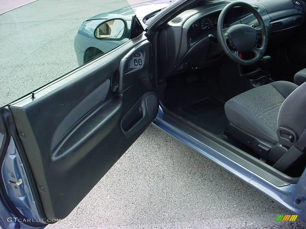 1999 Escort ZX2 Coupe - Graphite Blue Metallic / Medium Graphite photo #9