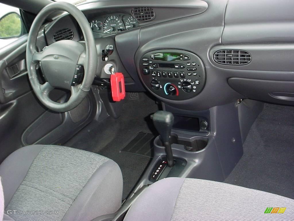 1999 Escort ZX2 Coupe - Graphite Blue Metallic / Medium Graphite photo #13