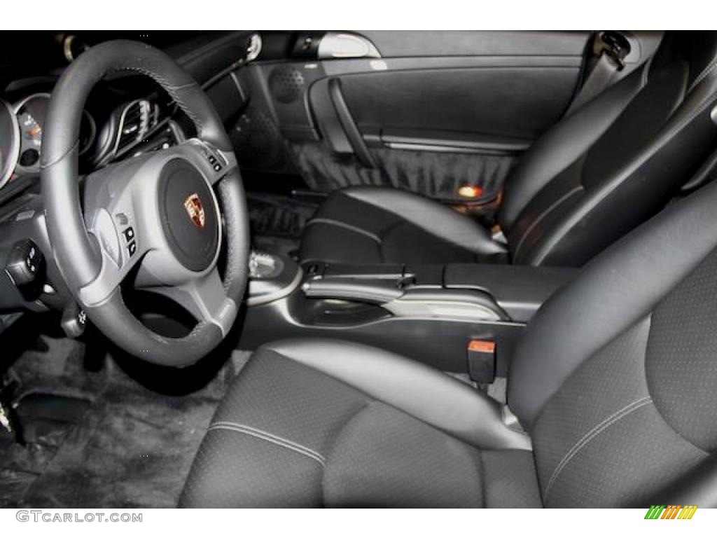 2009 911 Carrera 4 Cabriolet - Atlas Grey Metallic / Black photo #7
