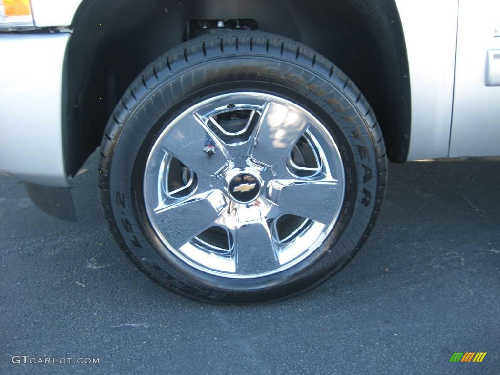 2010 Silverado 1500 LT Crew Cab - Sheer Silver Metallic / Light Titanium/Ebony photo #3