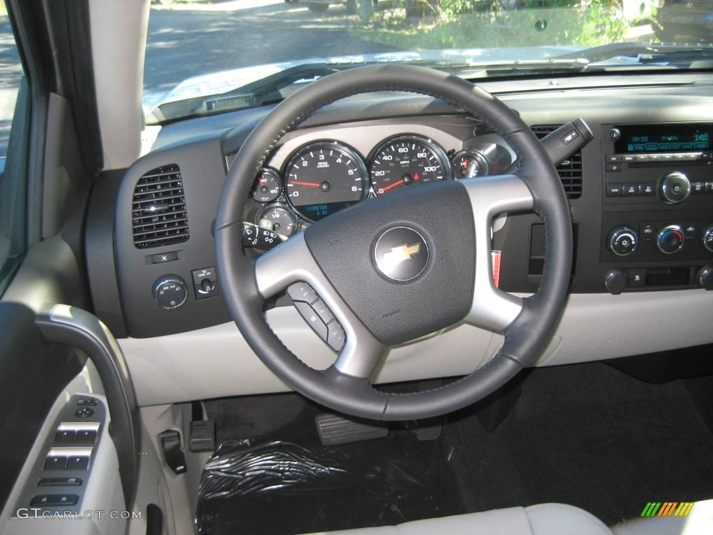 2010 Silverado 1500 LT Crew Cab - Sheer Silver Metallic / Light Titanium/Ebony photo #7