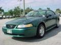 2000 Amazon Green Metallic Ford Mustang V6 Coupe  photo #7