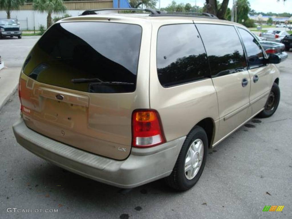 2000 Windstar LX - Harvest Gold Metallic / Medium Parchment photo #6