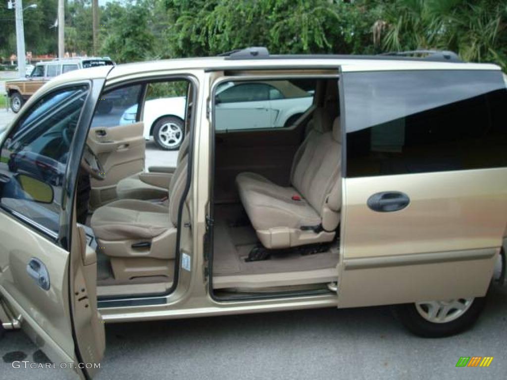 2000 Windstar LX - Harvest Gold Metallic / Medium Parchment photo #22