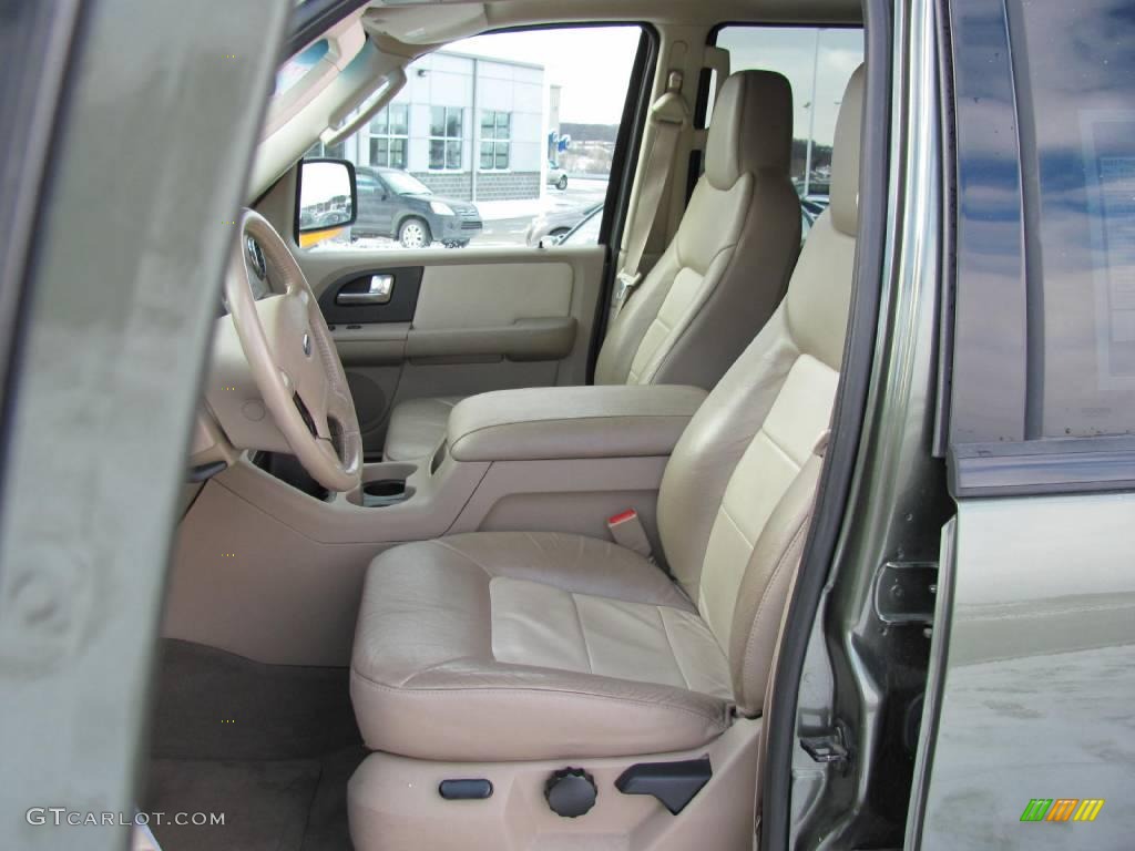 2003 Expedition Eddie Bauer 4x4 - Estate Green Metallic / Medium Parchment photo #8