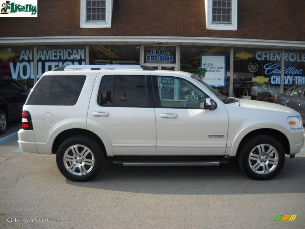 2006 Explorer Limited 4x4 - Silver Birch Metallic / Camel photo #2