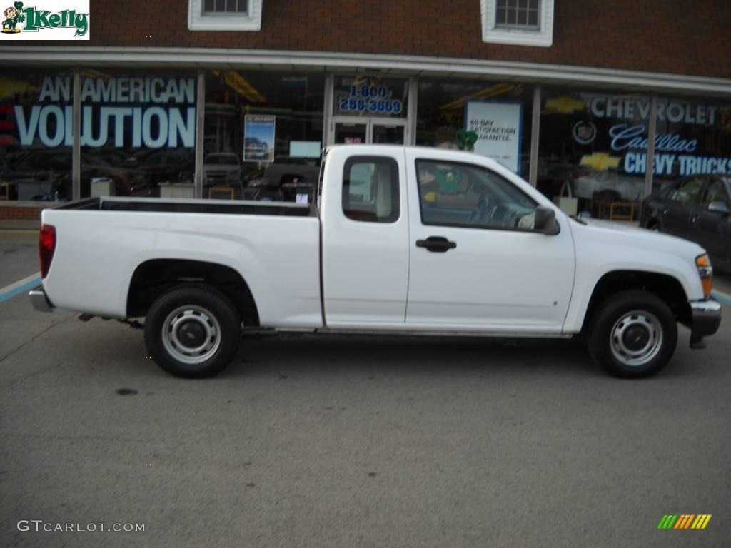2008 Colorado Work Truck Extended Cab - Summit White / Light Cashmere photo #2