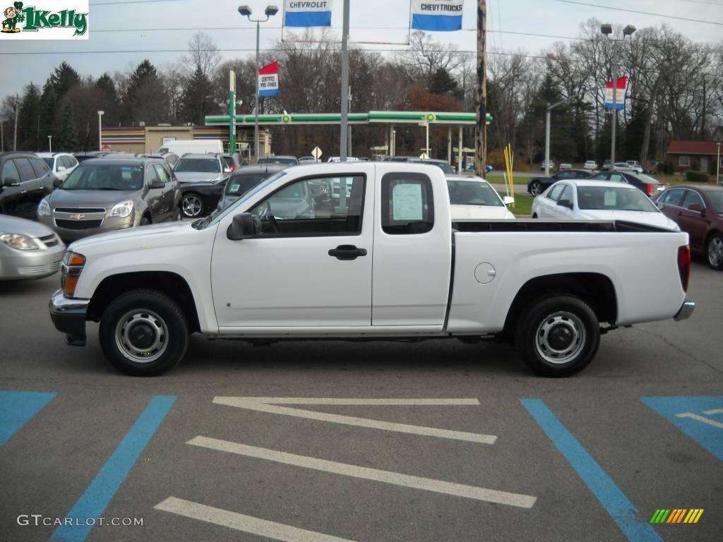 2008 Colorado Work Truck Extended Cab - Summit White / Light Cashmere photo #6