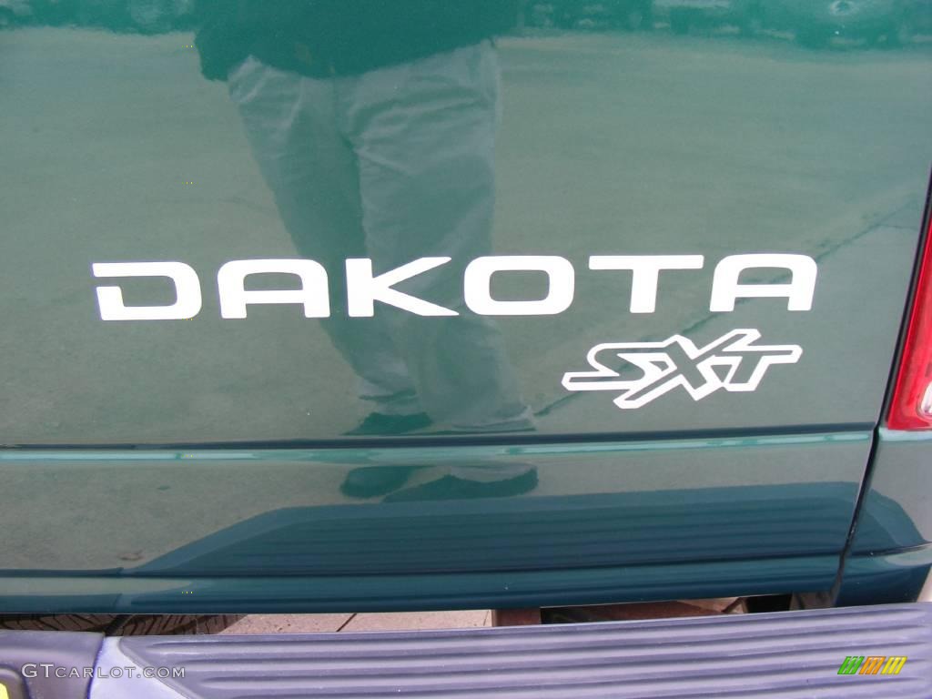 2004 Dakota SXT Regular Cab - Timberline Green Pearl / Dark Slate Gray photo #19