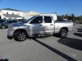 2004 Bright Silver Metallic Dodge Ram 1500 Laramie Quad Cab  photo #2