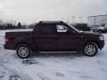 2007 Dark Cherry Metallic Ford Explorer Sport Trac Limited 4x4  photo #6