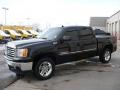 2008 Onyx Black GMC Sierra 1500 SLT Crew Cab 4x4  photo #3