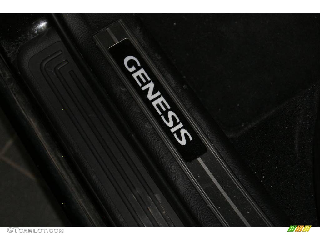 2009 Genesis 4.6 Sedan - Black Noir Pearl / Black photo #21