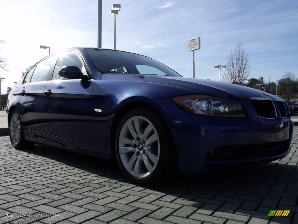 2007 3 Series 328i Sedan - Montego Blue Metallic / Beige photo #7